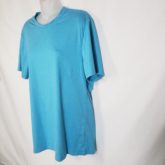 32 Degrees Cool Women's T Shirt Tee Medium Teal Short Sleeve Crew Neck Stretch - Picture 5 of 8